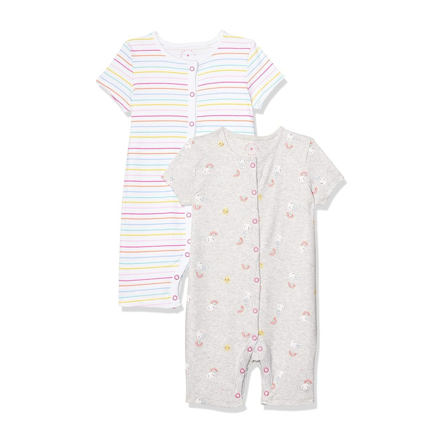 MCARE 2PC PACK RAINBOW ROMPER