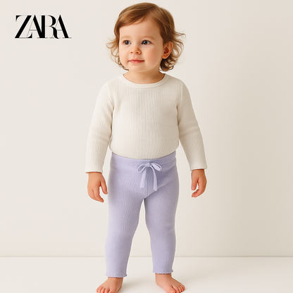 LIGHT PURPLE WEAVE LEGGING