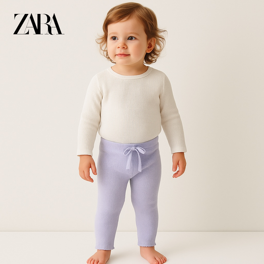 LIGHT PURPLE WEAVE LEGGING