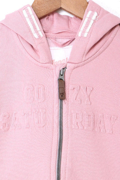 COZY SATURDAY PINK HOOD
