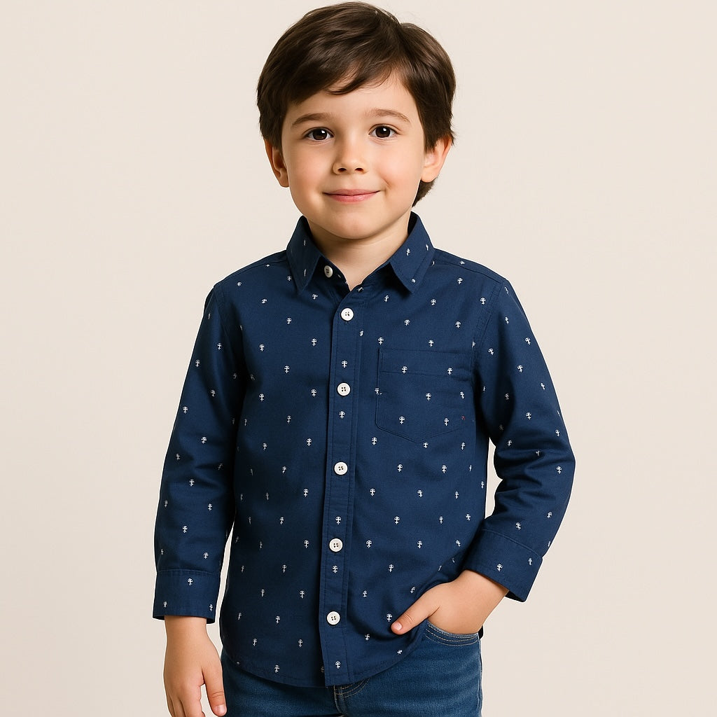 SAILOR PRINT CASUAL SHIRT CASUAL SHIRT