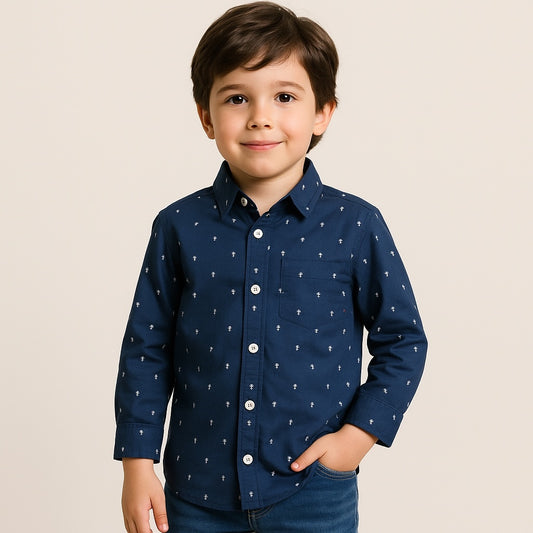 SAILOR PRINT CASUAL SHIRT CASUAL SHIRT