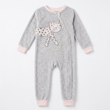 EMBROIDERY VELVET FABRIC ROMPER