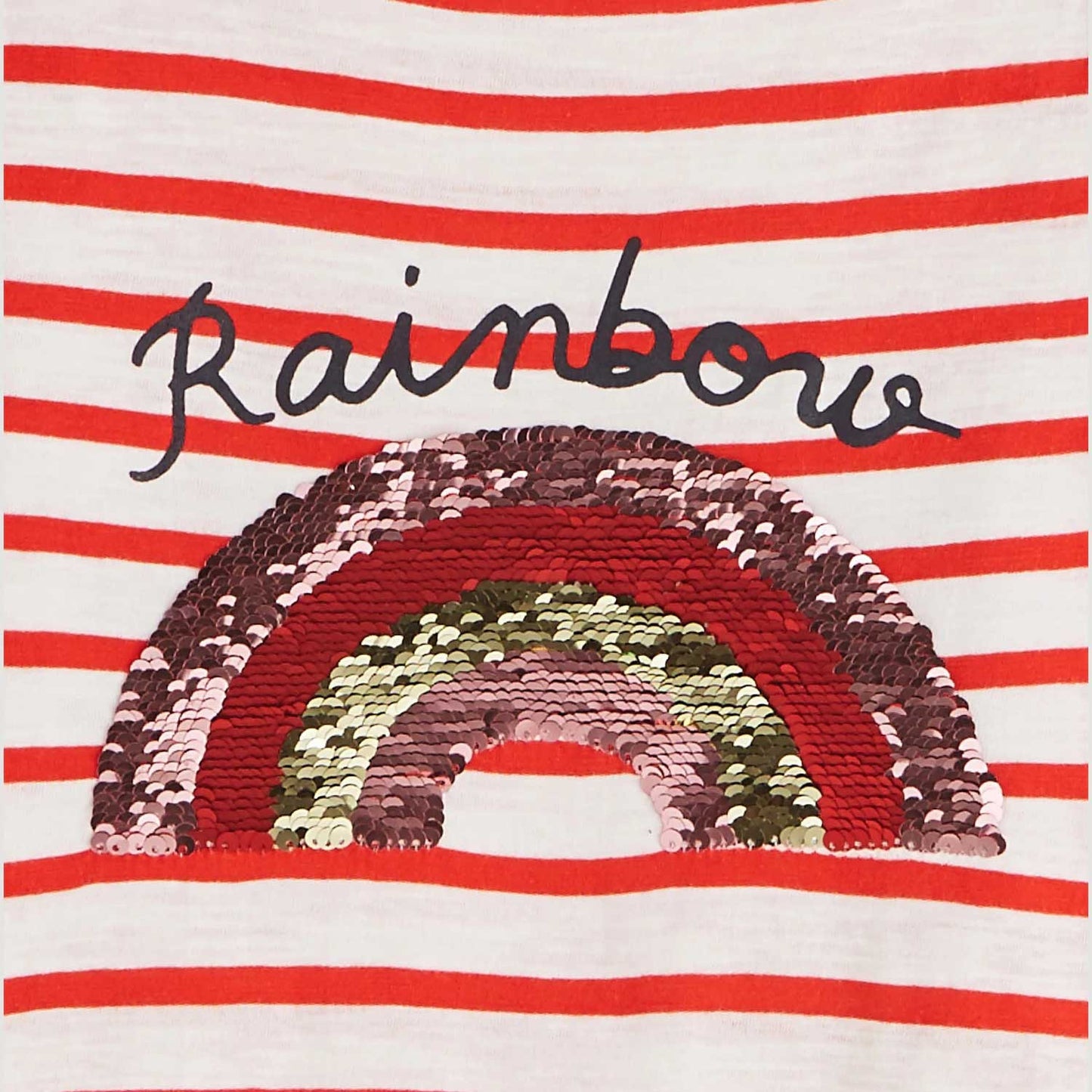 RAINBOW T-SHIRT PINK