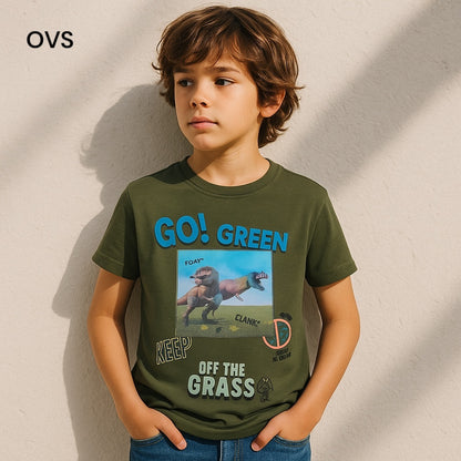 GO GREEN 3D T-SHIRT GREEN