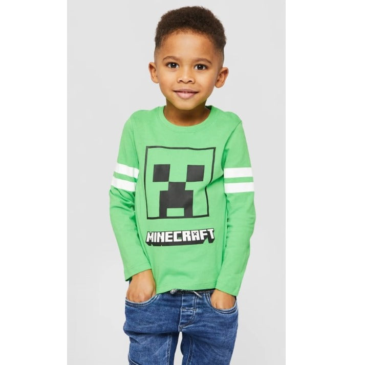 Minecraft green t-shirt