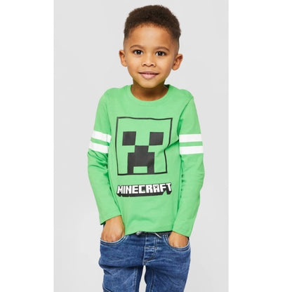 Minecraft green t-shirt