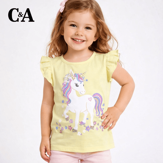 UNICORN YELLOW T-SHIRT