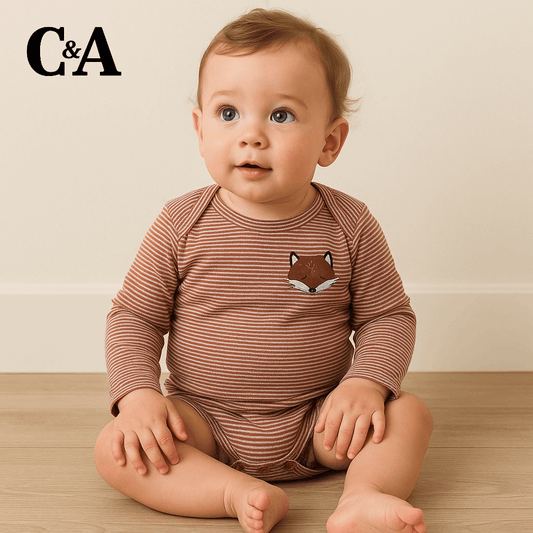 FOX STRIPE ROMPER