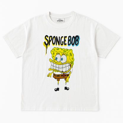 SPONGE BOB DROP SHOULDER T-SHIRT