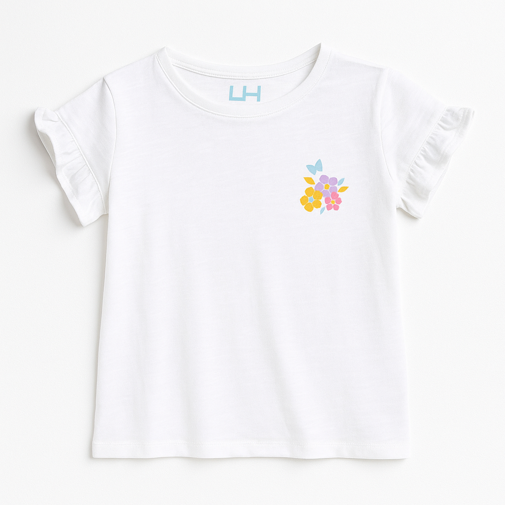 Floral pocket print t-shirt
