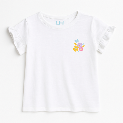 Floral pocket print t-shirt