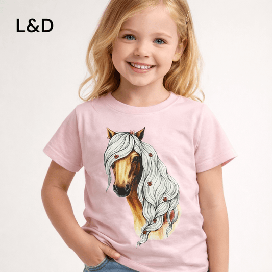 HORSE PINK T-SHIRT