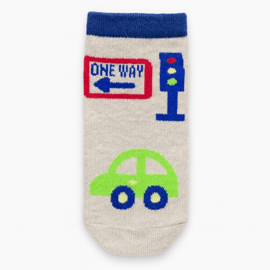 CARS LIGHT BROWN SOCKS