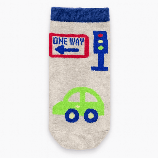 CARS LIGHT BROWN SOCKS