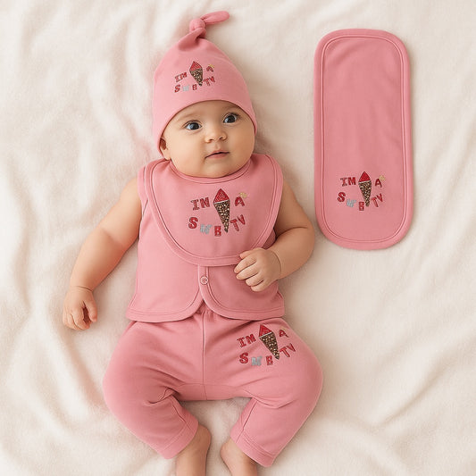 I’M SWEETY 5pc SET WITH BURP