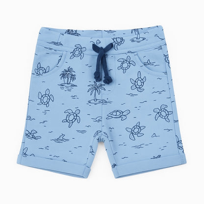 Turtle Print Shorts