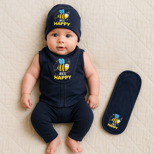 BEE HAPPY 5pc SET WITH BURP