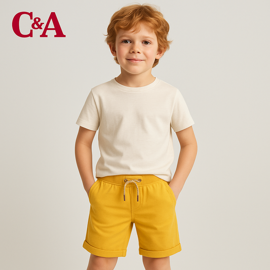 C&A terry shorts yellow