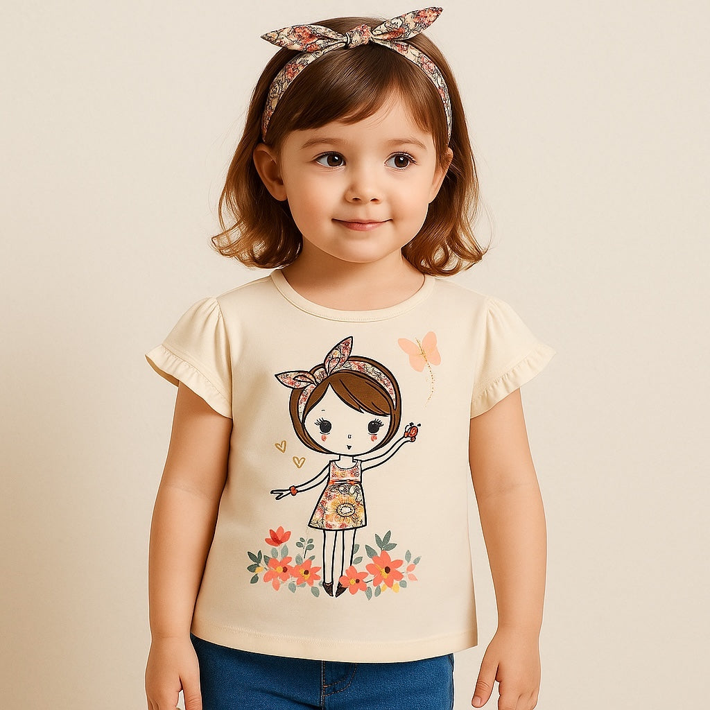 Cute embellishment t-shirt