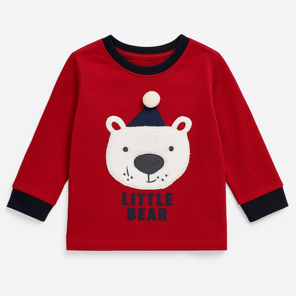 LITTLE BEAR TOWEL PRINT T-SHIRT