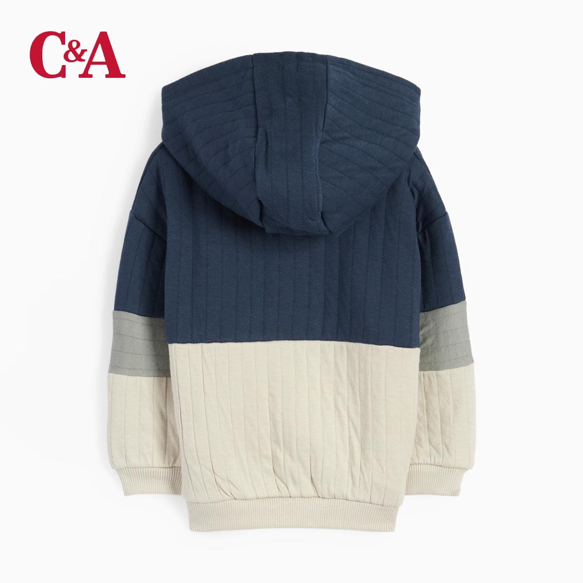 DARK BLUE ALWAYS HAPPY HOODIE