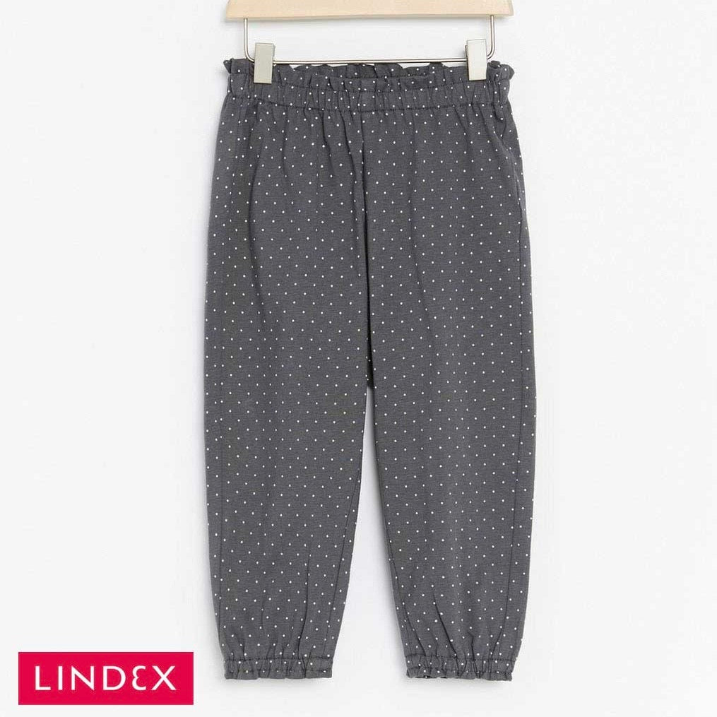 Polka dots light weight cotton trouser