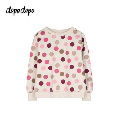 POLKA GLITTER SWEATSHIRT