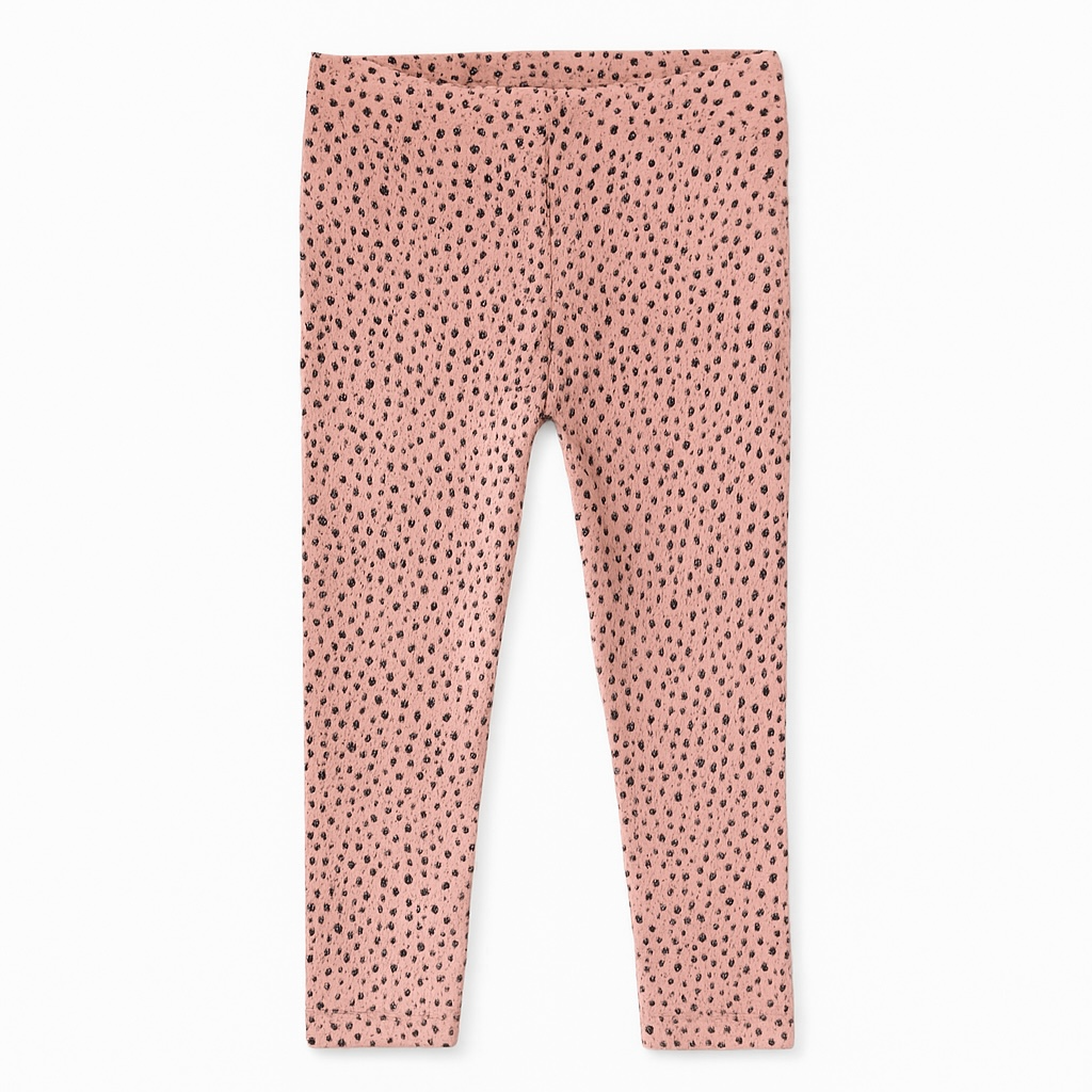 DOTTED PEACH LEGGINGS
