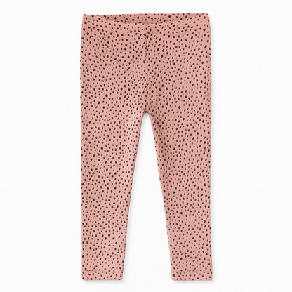 DOTTED PEACH LEGGINGS