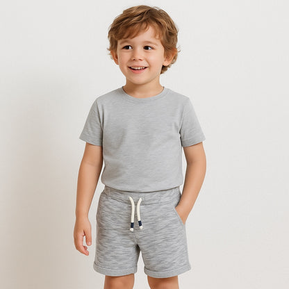 Lining grey shorts
