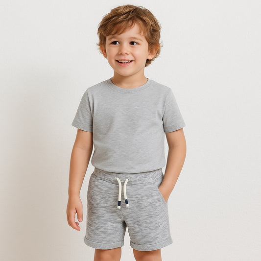 Lining grey shorts