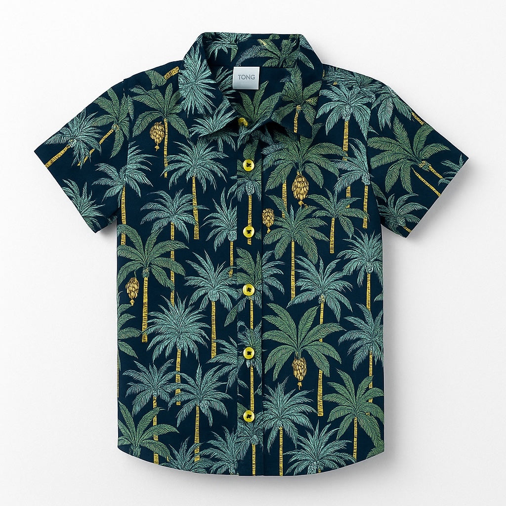 FOREST PRINT CASUAL SHIRT
