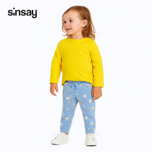FLORAL LIGHT BLUE TROUSER
