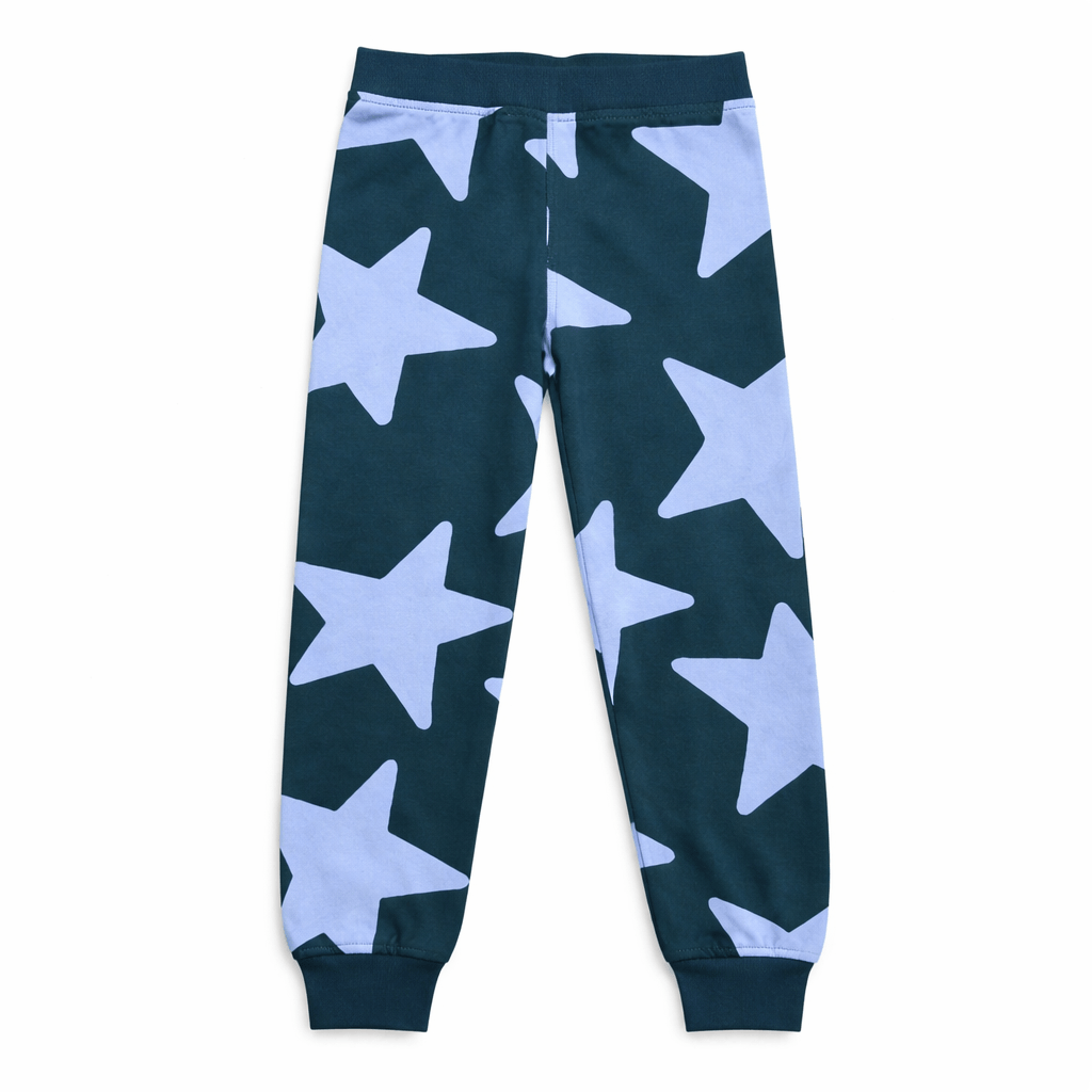 STAR PRINT GREEN TROUSER