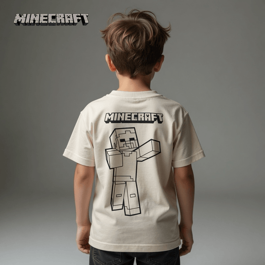 MINECRAFT LIGHT BROWN T-SHIRT