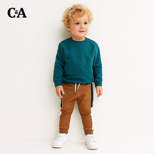 STRIPE BROWN TROUSER