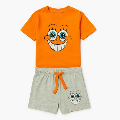 Sponge bob 2pc set orange