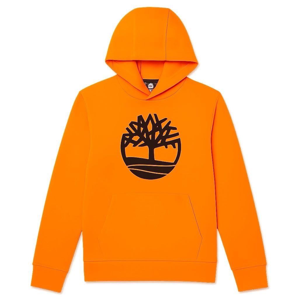PRINTED ORANGE HOOD