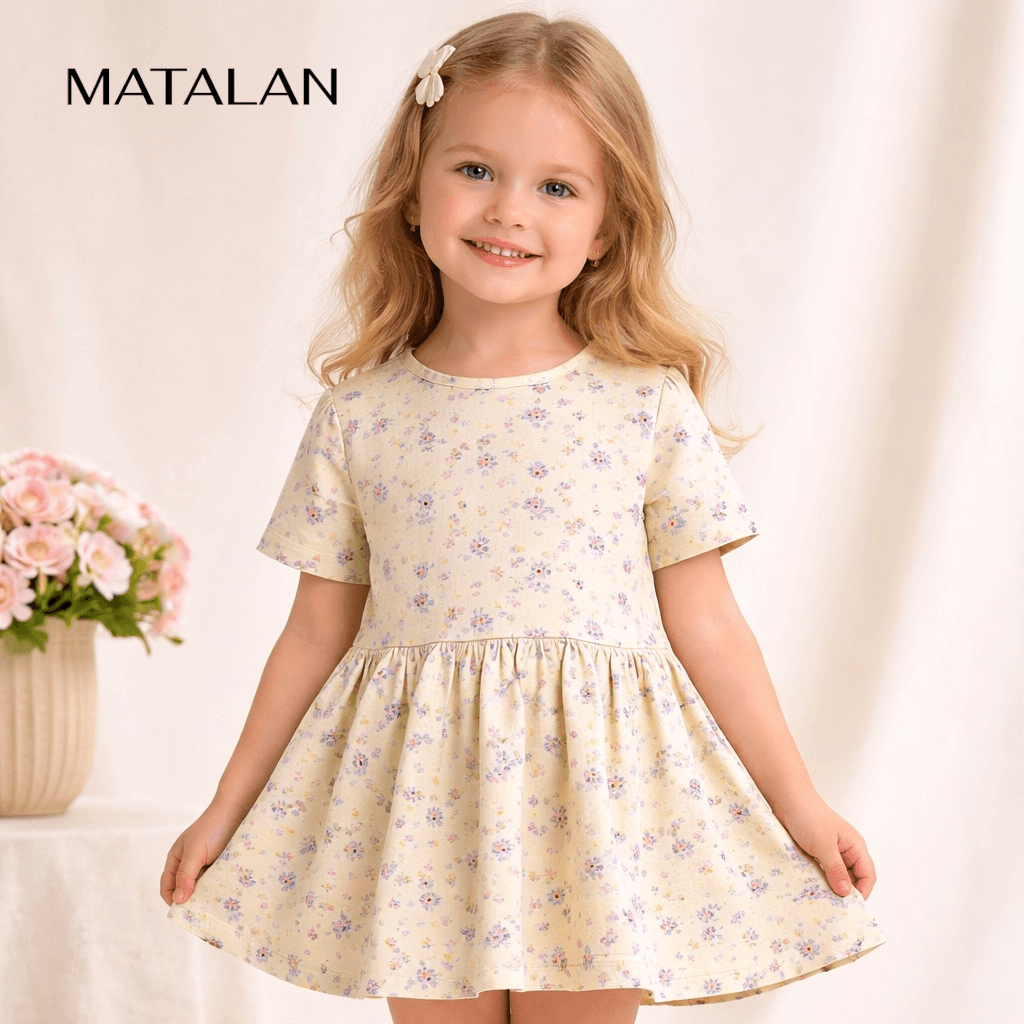 FLORAL YELLOW FROCK