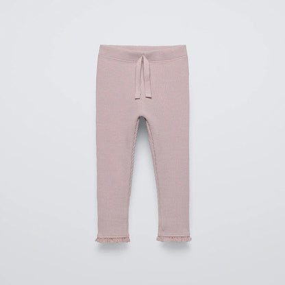 LIGHT BROWN WEAVE LEGGING