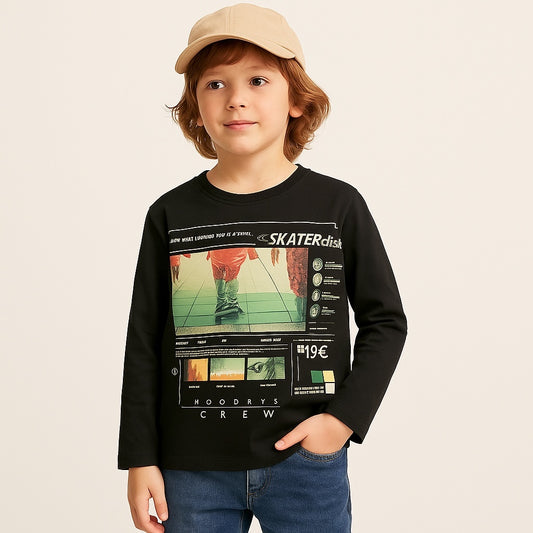 SKATER DISK T-SHIRT