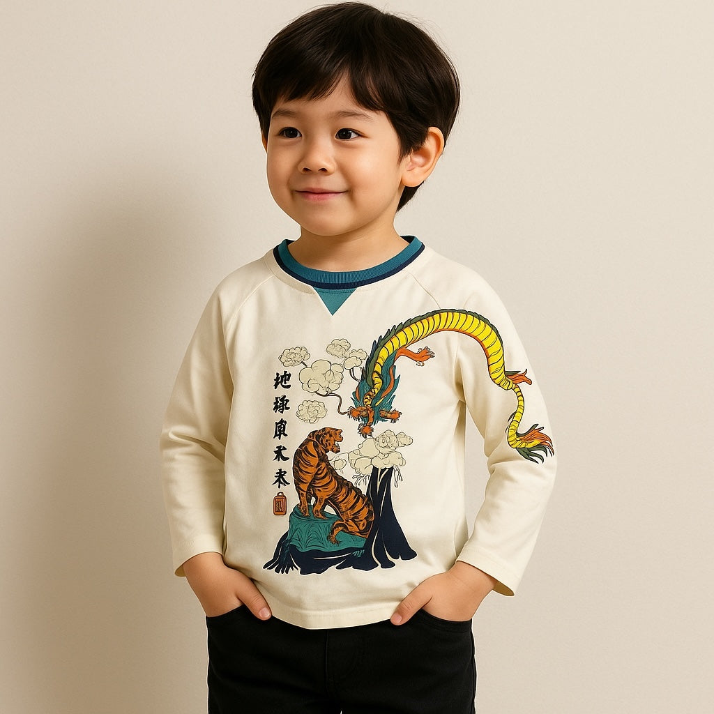 Dragon sleeves t-shirt