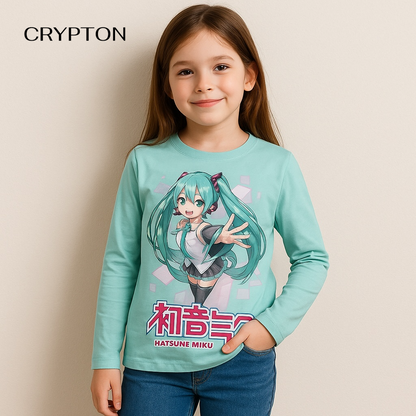 CARTOON CHARACTER MINT T-SHIRT