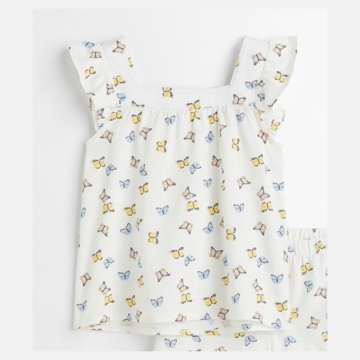 Butterfly print frock