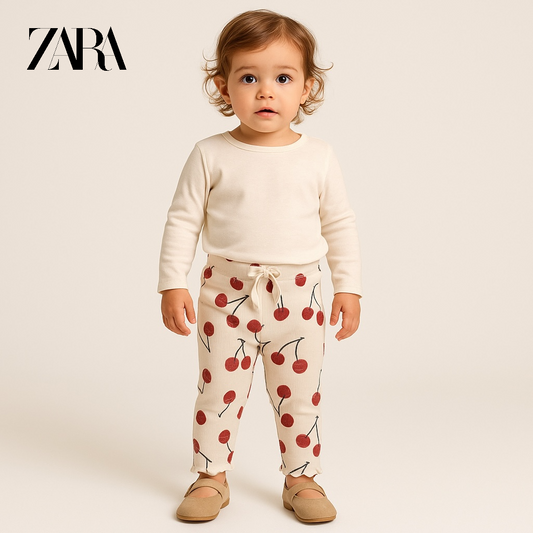 CHERRY RIBBED LEGGING