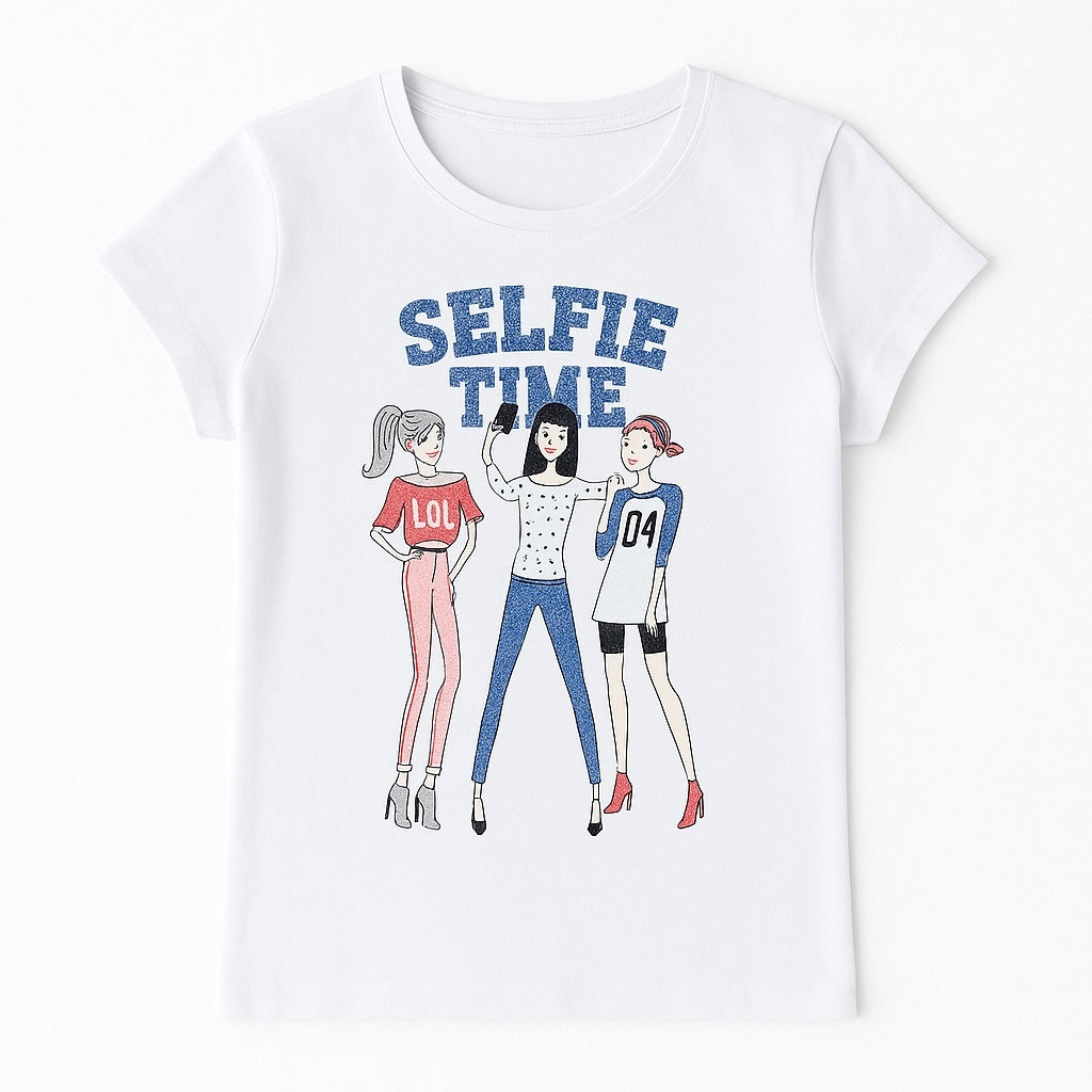 Selfie time t-shirt