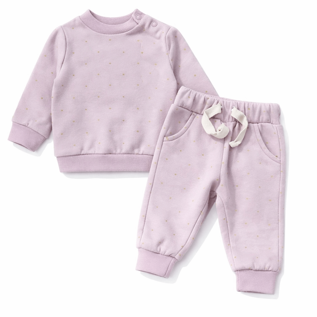 GLITTER STARS ALLOVER 2PC SET