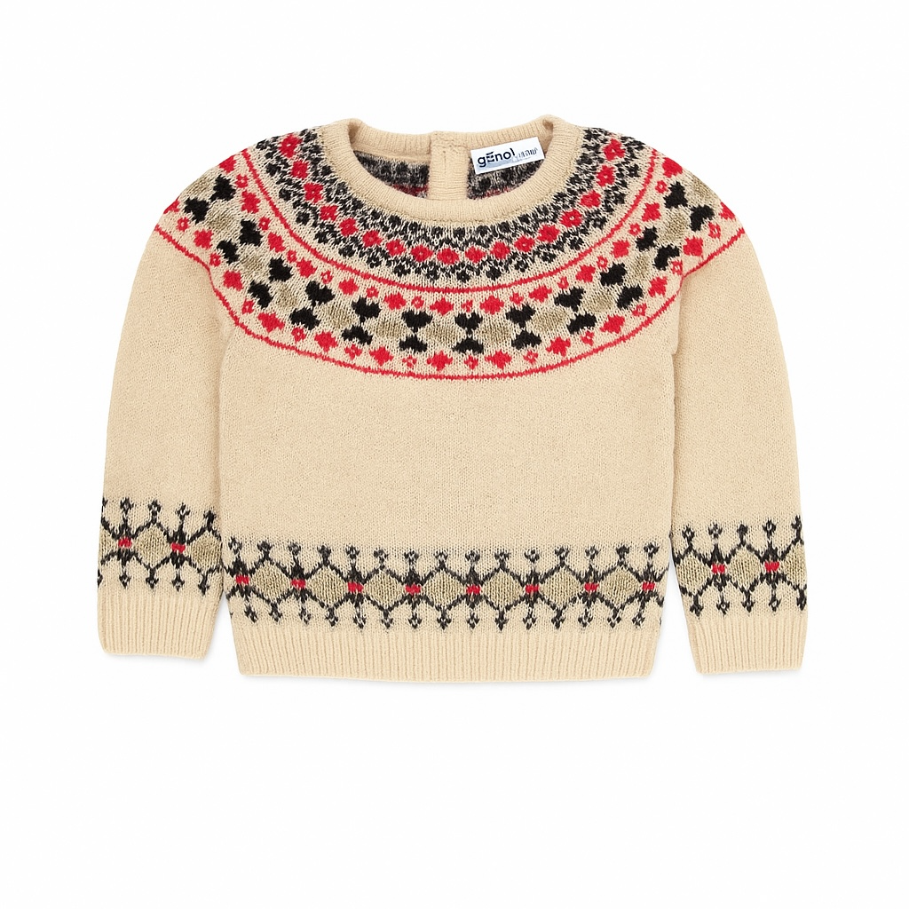 FASHION WOOL SWEATER BROWN