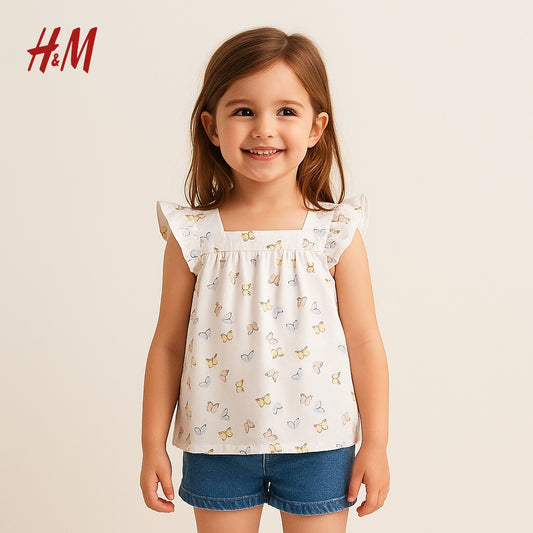 Butterfly print frock